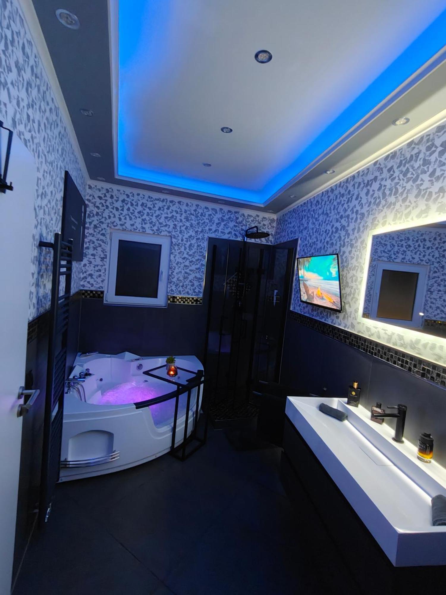 Luxus Loft Whirlpool Designer Kueche Bad Appartement Herdecke Buitenkant foto