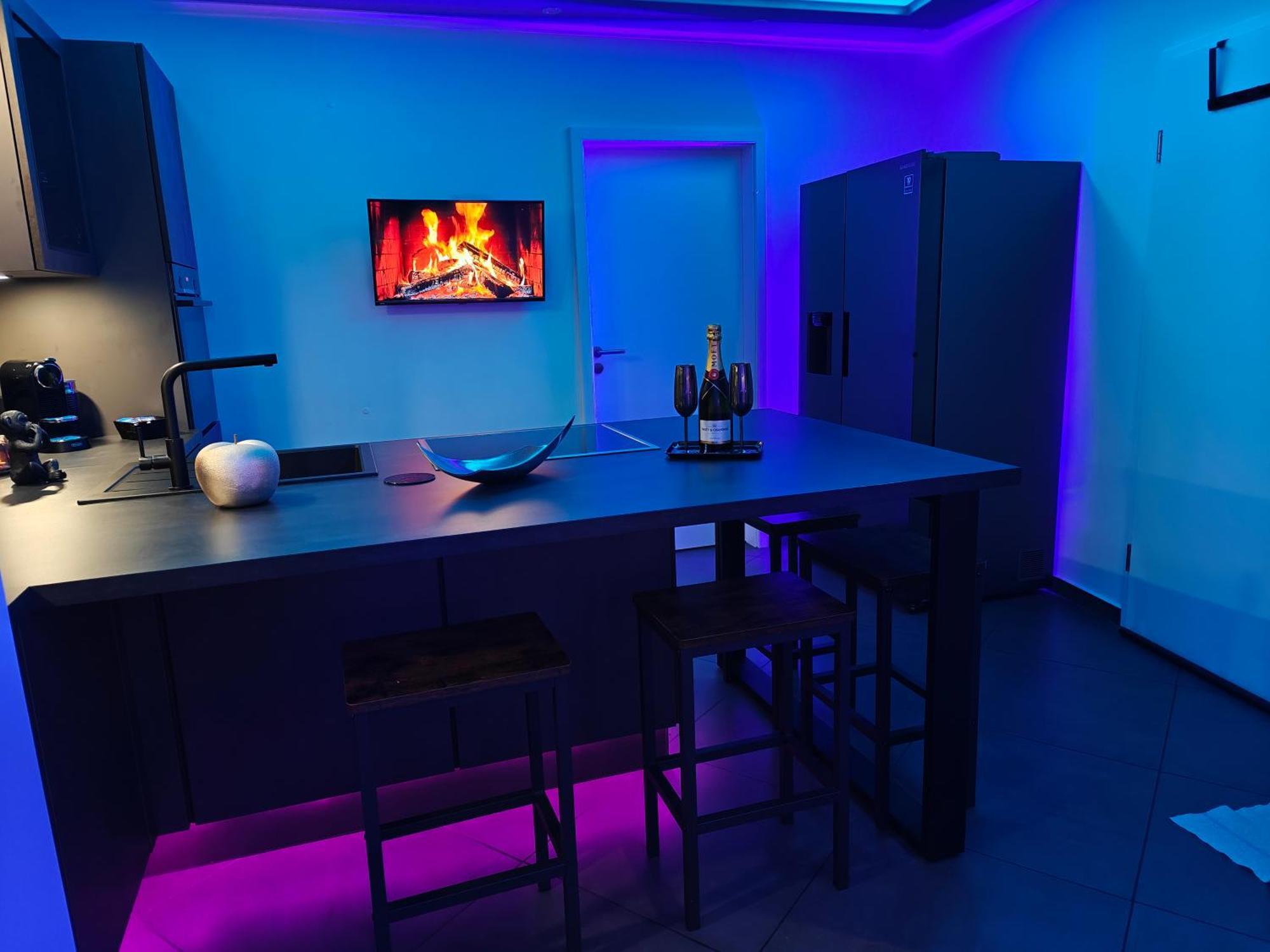 Luxus Loft Whirlpool Designer Kueche Bad Appartement Herdecke Buitenkant foto